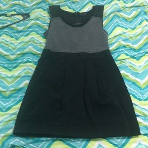 Theory Black and Grey Dress with pockets